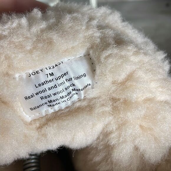 Bjorndal Joey Leather Wool Lined Boots Shoes Winter Boots - Picture 7 of 8